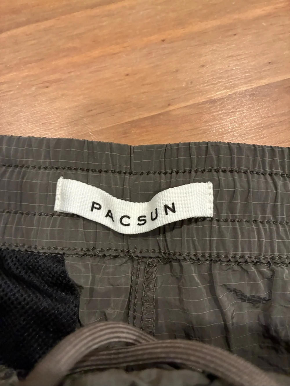 PacSun Olive Cargo Jogger Pants with Drawstring Ankles
